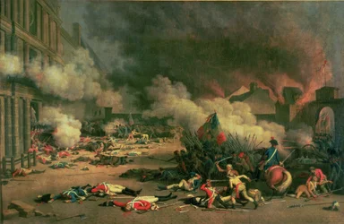 Tomando das Tuileries, Tribunal do Carrossel, 10 de agosto de 1792